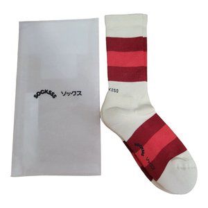 Socksss X Wary Meyers Organic Cotton Striped Calf Unisex Socks Sz S/M